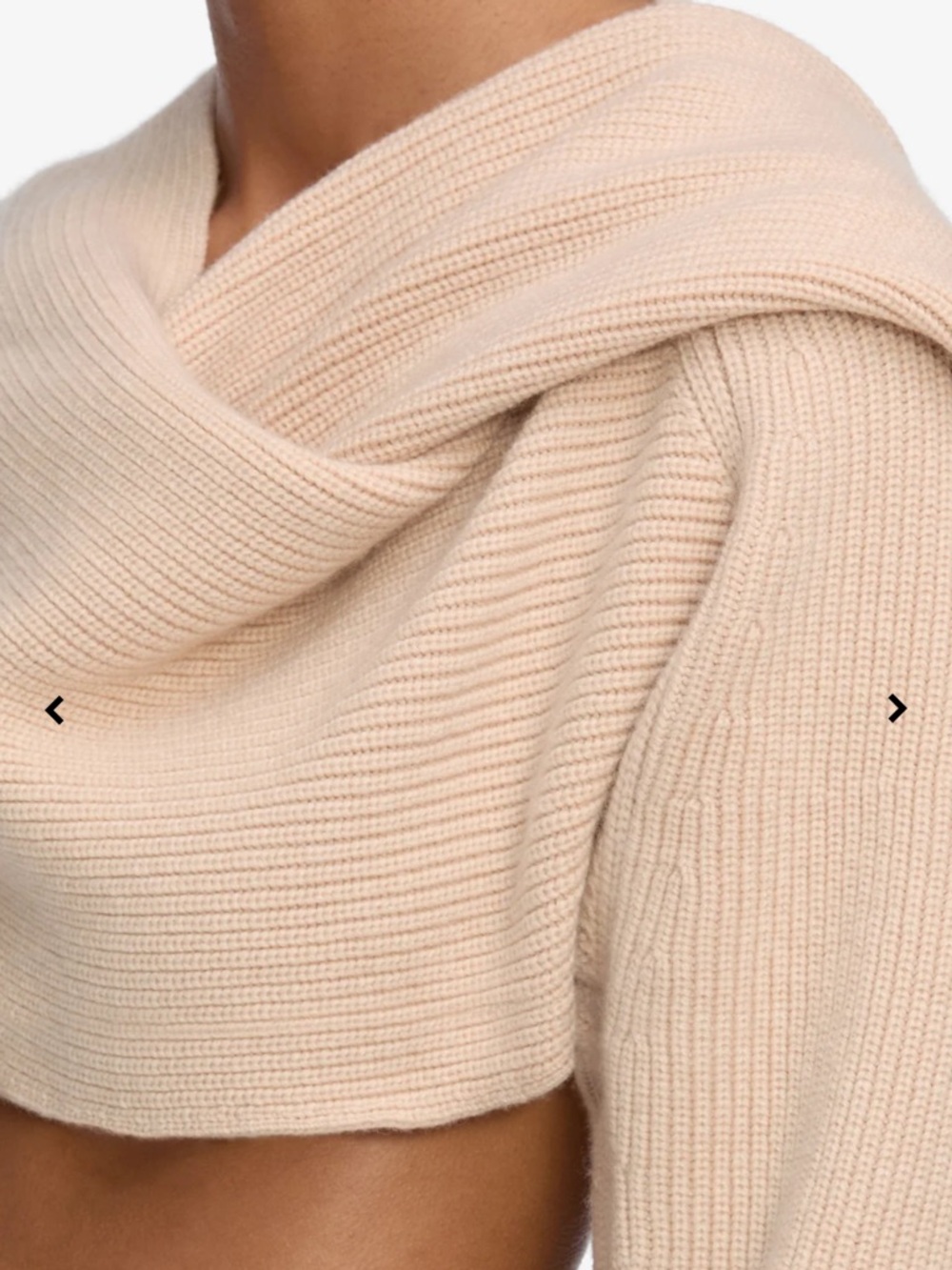 Frame Denim Ribbed Knit Wrap Sweater - Picture 6 of 9